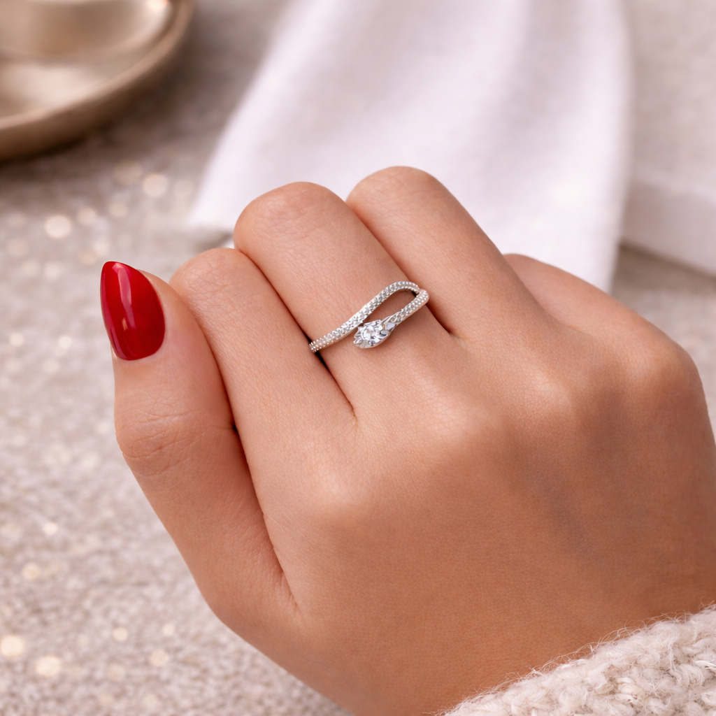 Silber 925 Schlangenring