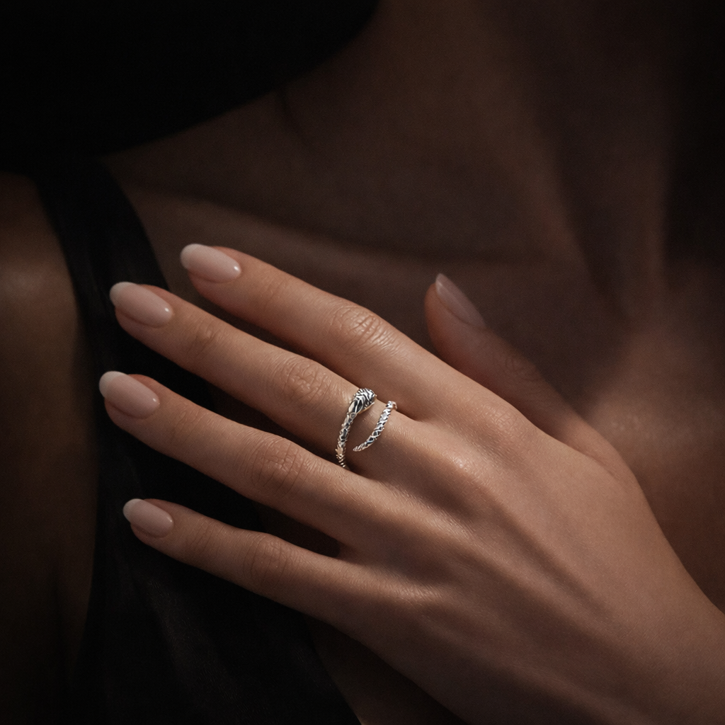 Silber 925 Schlangenring