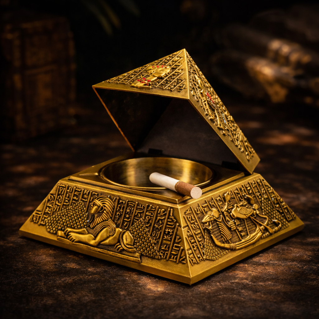 Pyramiden-Aschenbecher