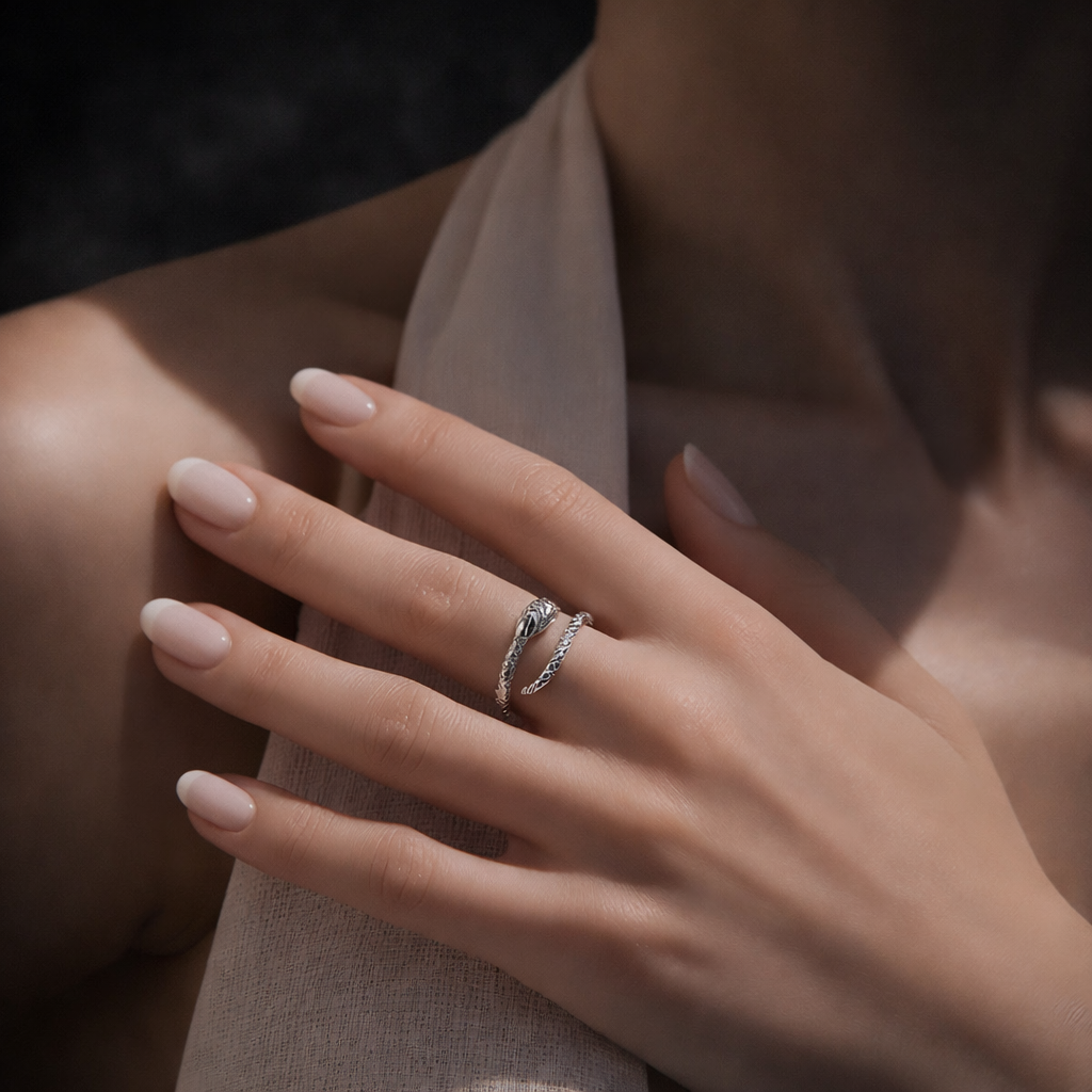 Silber 925 Schlangenring