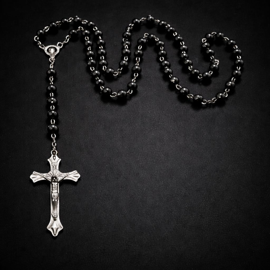 Christlicher Rosenkranz Anhänger fürs Auto ✨