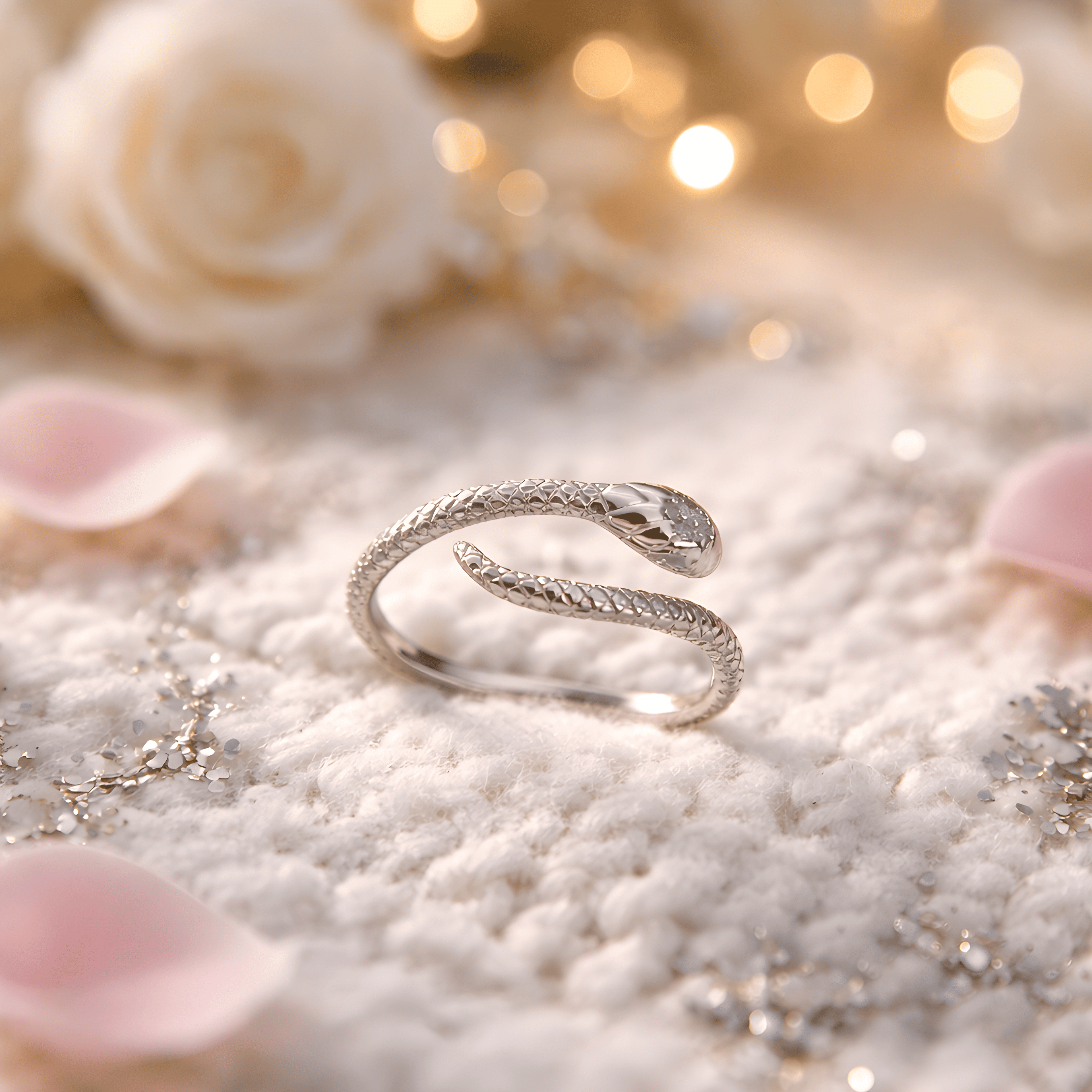 Silber 925 Schlangenring